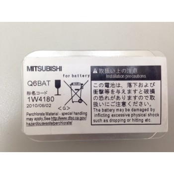 MITSUBISHI CR17335SE-R Q6BAT 3V Li-ion Industrial Battery w/ Plug
